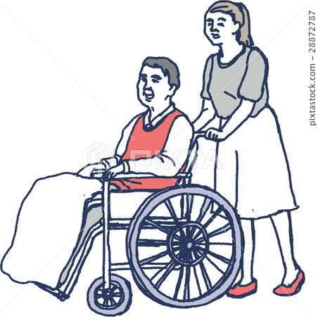 Wheelchair illustrations 28872787