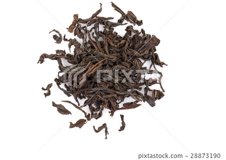 Black tea isolated on white 28873190