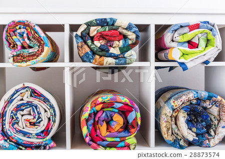 color blankets in style a patchwork put in a roll color blankets in style a patchwork put in a roll 28873574