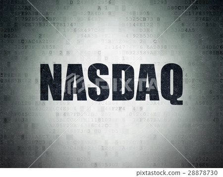 Stock market indexes concept: NASDAQ on Digital 28878730