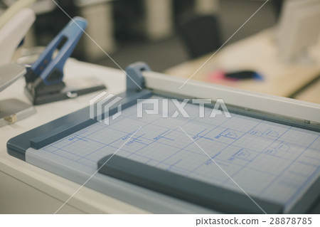 paper cutter, office supply, office supplies 28878785