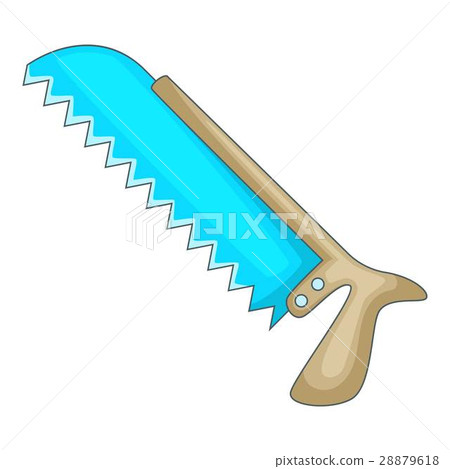 Surgical saw icon, cartoon style 28879618
