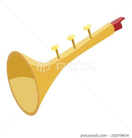 yellow toy trumpet