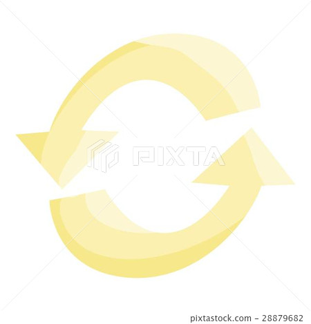 Refresh arrows icon, cartoon style Refresh arrows icon, cartoon style 28879682