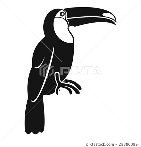 Brazilian toucan icon, simple style Brazilian toucan icon, simple style 28880089