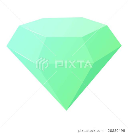 Diamond icon, cartoon style Diamond icon, cartoon style 28880496