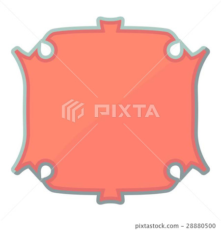 Paper label icon, cartoon style Paper label icon, cartoon style 28880500