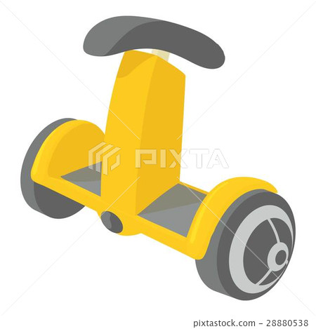 Ecology segway icon, cartoon style 28880538