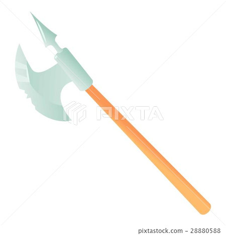 Poleax icon, cartoon style 28880588