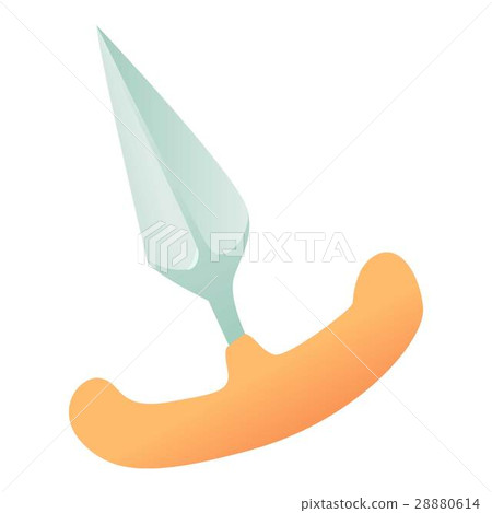 Sharp spear icon, cartoon style Sharp spear icon, cartoon style 28880614