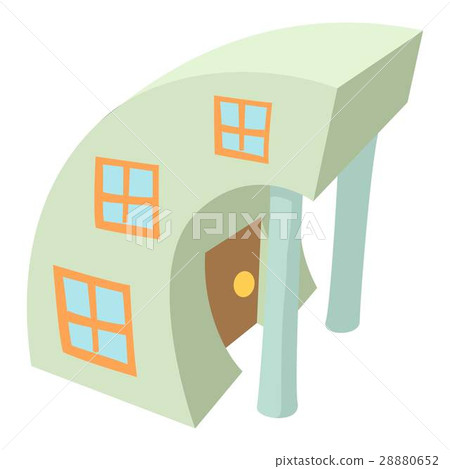 Big building icon, cartoon style Big building icon, cartoon style 28880652