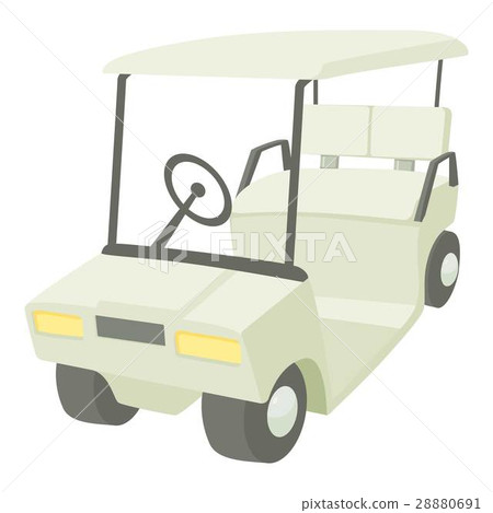 Golf car icon, cartoon style 28880691