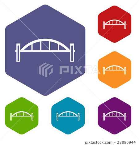 Bridge icons set Bridge icons set 28880944