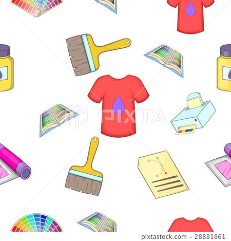 Printer pattern, cartoon style Printer pattern, cartoon style 28881861