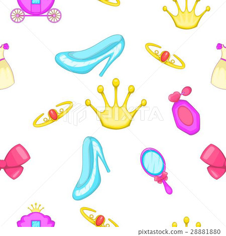 Princess pattern, cartoon style Princess pattern, cartoon style 28881880