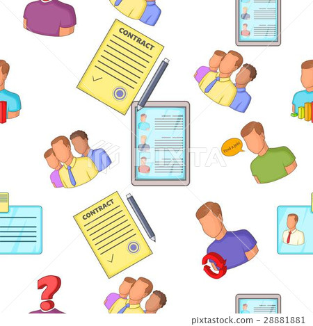 Work pattern, cartoon style Work pattern, cartoon style 28881881