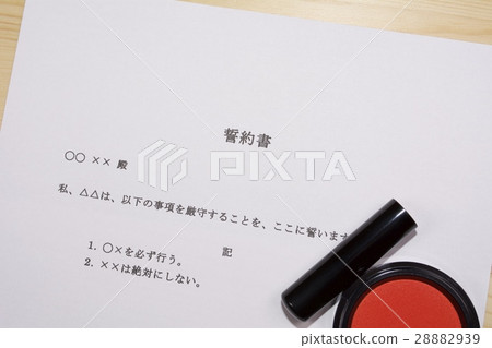 書面誓言 書面誓言 28882939