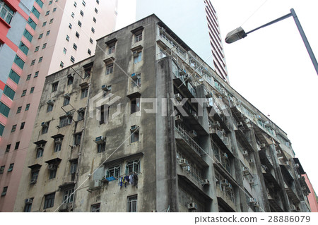 Tong lau old house at Wan Chai 28886079