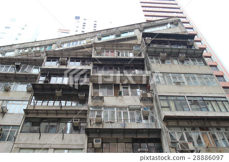 Tong lau old house at Wan Chai 28886097