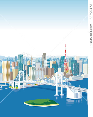 Rainbow Bridge in the streets of Tokyo Rainbow Bridge in the streets of Tokyo 28890378