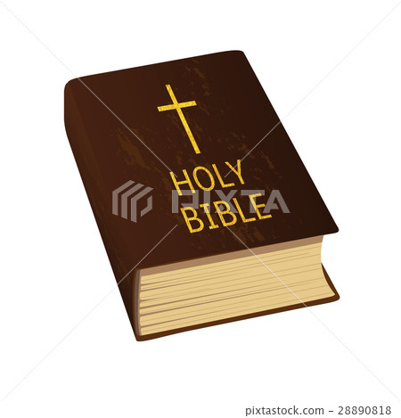 Holy Bible. Hard cover, golden cross and letters 28890818