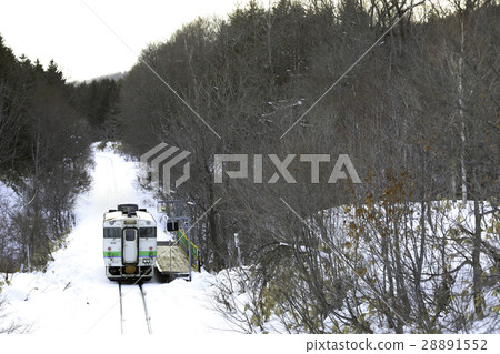 冬天的Ogakuma線Toyogaoka站 28891552