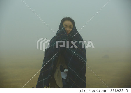 A woman in the fog A woman in the fog 28892243