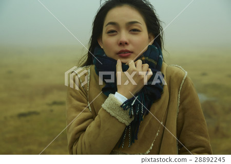 A woman in the fog A woman in the fog 28892245