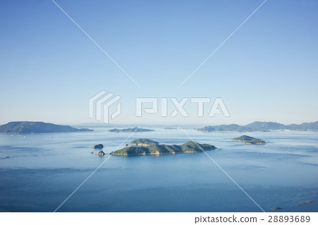 Islands in the Seto Inland Sea and Sky Oshima Islands in the Seto Inland Sea and Sky Oshima 28893689
