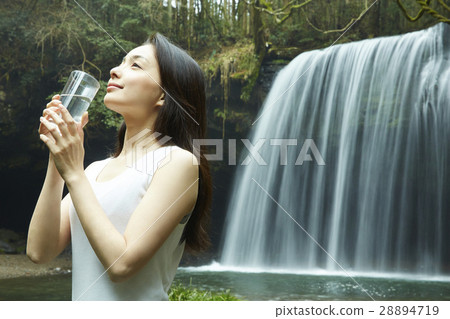 Waterfall mineral water advertisement image 28894719
