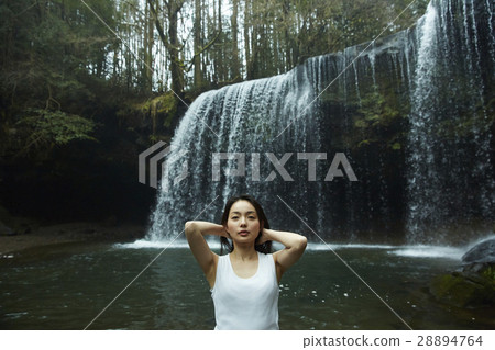 Waterfall mineral water advertisement image 28894764