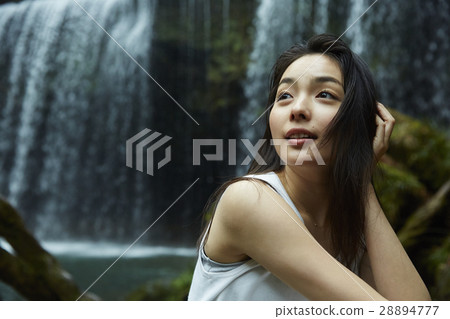 Waterfall mineral water advertisement image 28894777