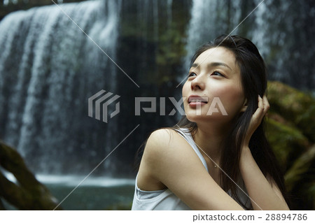Waterfall mineral water advertisement image 28894786