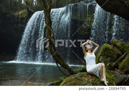 Waterfall mineral water advertisement image 28894795