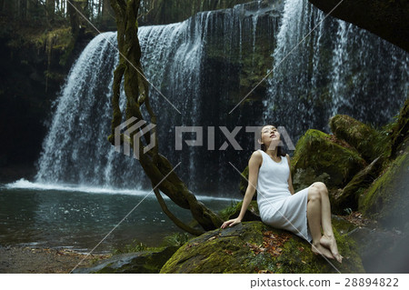 Waterfall mineral water advertisement image 28894822