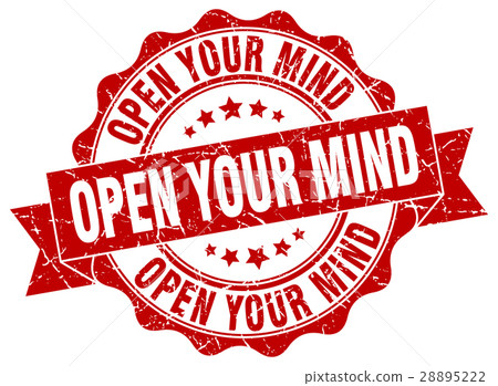 open your mind stamp. sign. seal 28895222