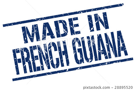made in French Guiana stamp 28895520