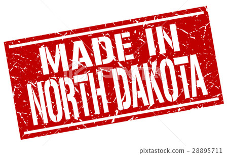 made in North Dakota stamp 28895711