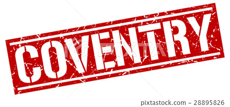Coventry red square stamp Coventry red square stamp 28895826
