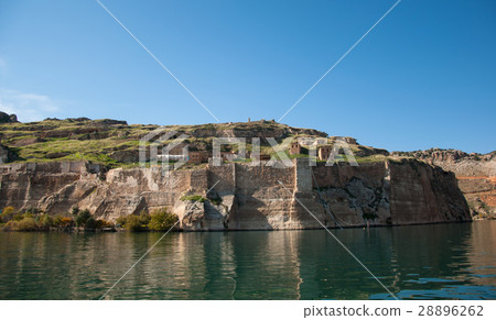 Sunken village Halfeti, Gaziantep, Turkey 28896262