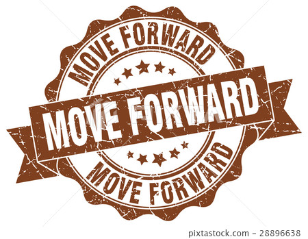 move forward stamp. sign. seal 28896638