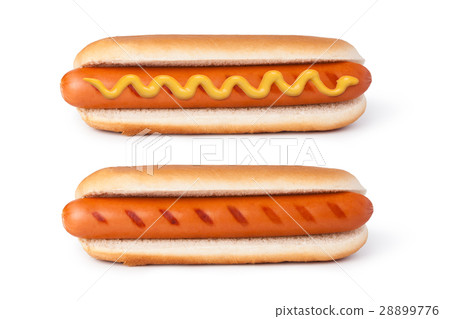Hot dog with mustard Hot dog with mustard 28899776