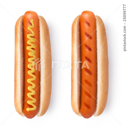 Hot dog with mustard Hot dog with mustard 28899777