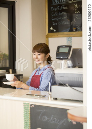 咖啡館女店員 28900470
