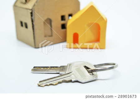House of paper and metal key House of paper and metal key 28901673