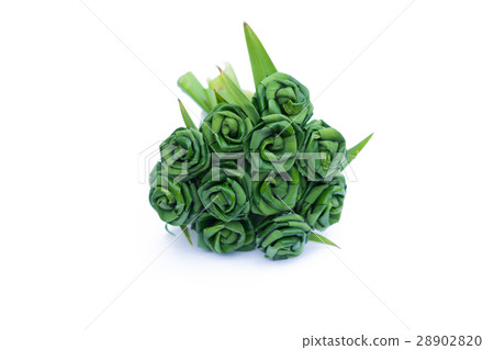Bouquet of Roses made of green pandan leaf Bouquet of Roses made of green pandan leaf 28902820