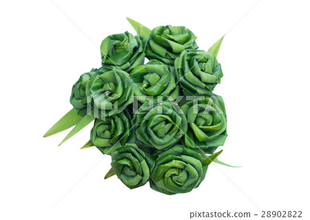 Bouquet of Roses made of green pandan leaf Bouquet of Roses made of green pandan leaf 28902822