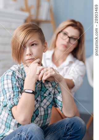 Thoughtful young male person thinking about 28903469