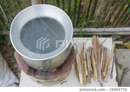 Local food kitchen stove. 28903738