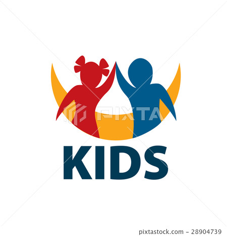 vector logo kids - Stock Illustration [28904739] - PIXTA